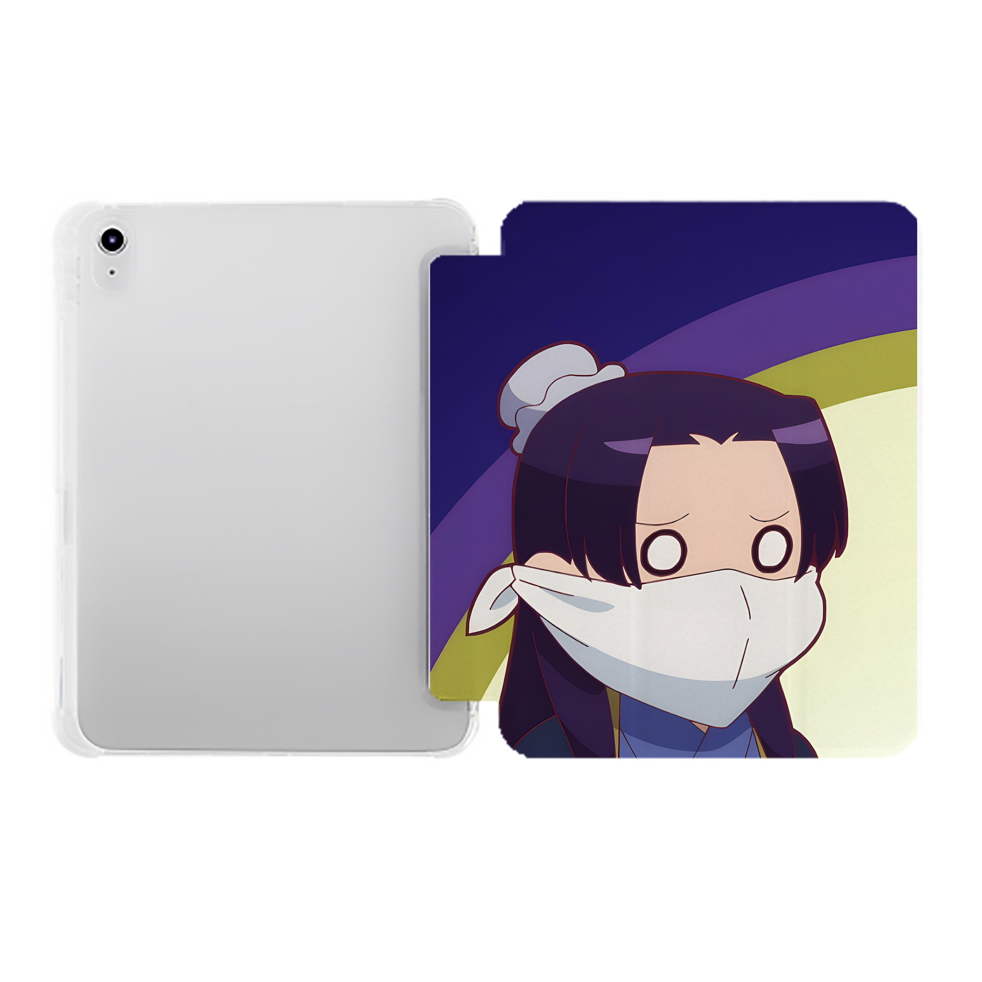（画像用） 薬屋のひとりごと The Apothecary Diaries IPad ケース ペン収納付き 三つ折りスタンド PUレザー×シリコン 対応機種9.5/10.5/10.9インチ